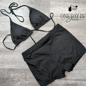 Aleumdr Adjustable Triangle Shorts Set Size M